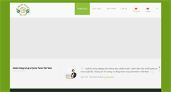 Desktop Screenshot of greenfarmvn.com